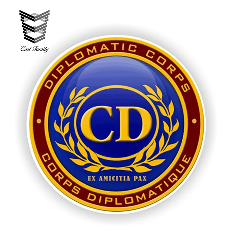 EARLFAMILY 13 см x CD корпус герметичная Эмблема для автомобиля эмблема детской эмблемы