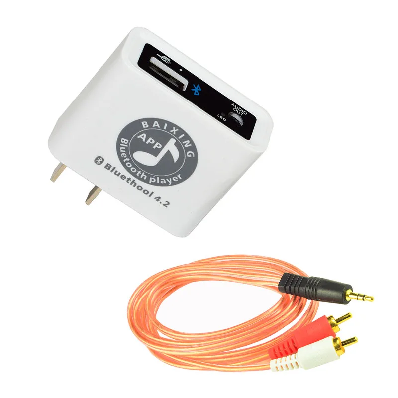 App Wireless Bluetooth Receiver Adapter 3.5mm AUX Stereo BT 4.2 Audio Music for Streaming | Электроника
