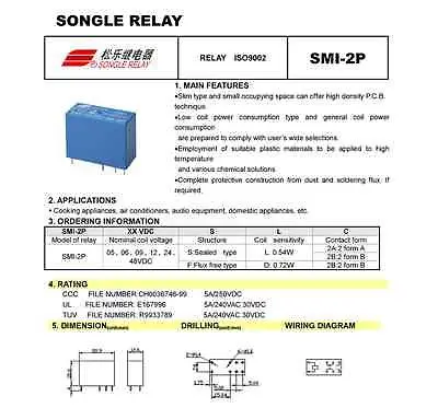 25 шт. реле 5 А DPDT (2 формы C) катушка 12VDC/44mA 250VAC/30VDC 5A | Строительство и ремонт