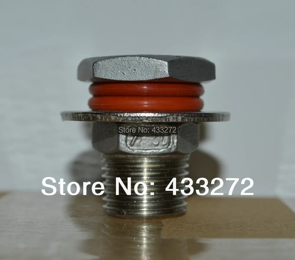 Homebrew Hardware Kettle/Keg Weldless Bulkhead close nipple for home brew 1/2&quot | Дом и сад
