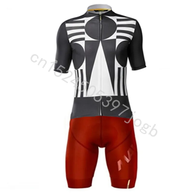 Командная одежда для велоспорта MAVIC, велосипедная майка, Ropa Ciclismo, мужская летняя велосипедная майка, облегающий костюм, 9D, велосипедные шорты, комбинезон - Цвет: 8