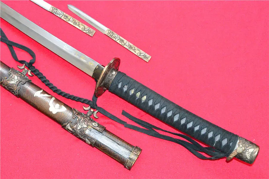 Китайская точилка Red/Army DaDao broadsмеч Machete 1090 лезвие из высокоуглеродистой стали|blade