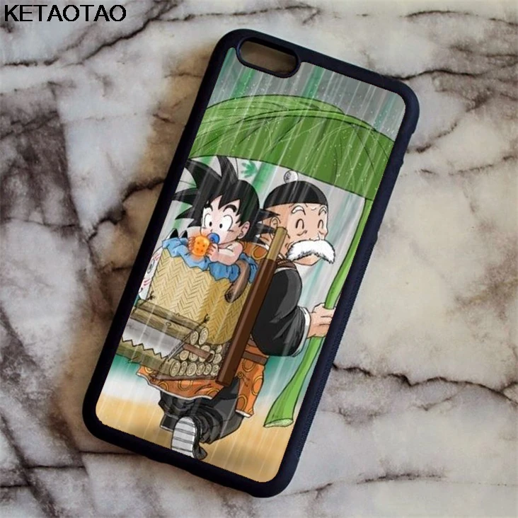 KETAOTAO Dragon Ball драгонбол z goku Супермен чехлы для телефонов iPhone 5C 5S 6S 7 8 X Samsung чехол