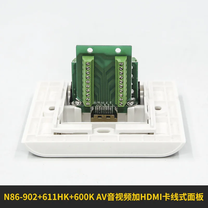 N86-902 + 600 К 611HK HD AV аудио и видео solderless обжимной разъем HD2.0 панели | Обустройство дома