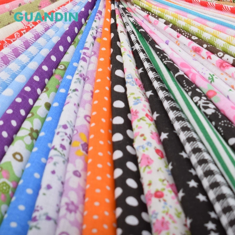 

Random Thin Cotton Fabric Patchwork For Sewing Scrapbooking Fat Quarters Tissue Quilt Pattern Needlework Scraps 80pcs 20*24cm