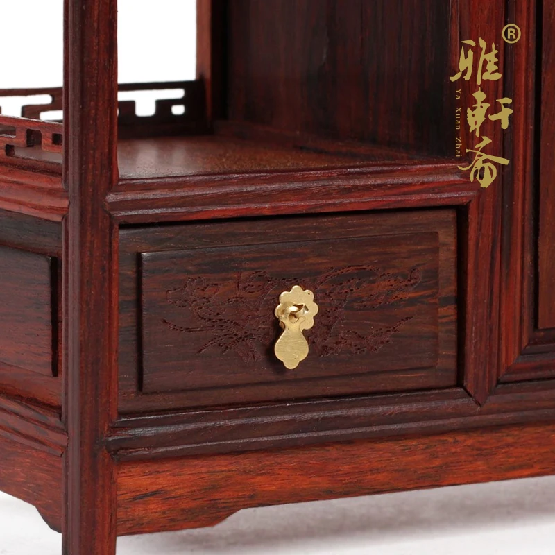 A] Fang Mingqing crafts красное дерево мебель галерея студийная модель миниатюрная чайный