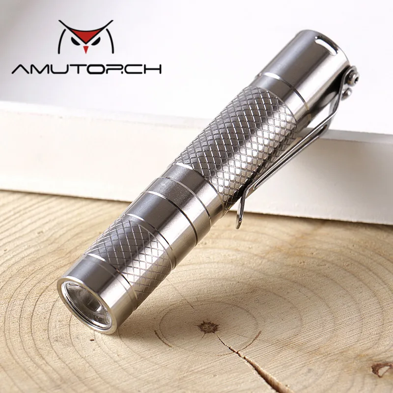 Новейший светодиодный фонарь Amu Cree XPG3 S3 маленький фонарик из нержавеющей стали EDC