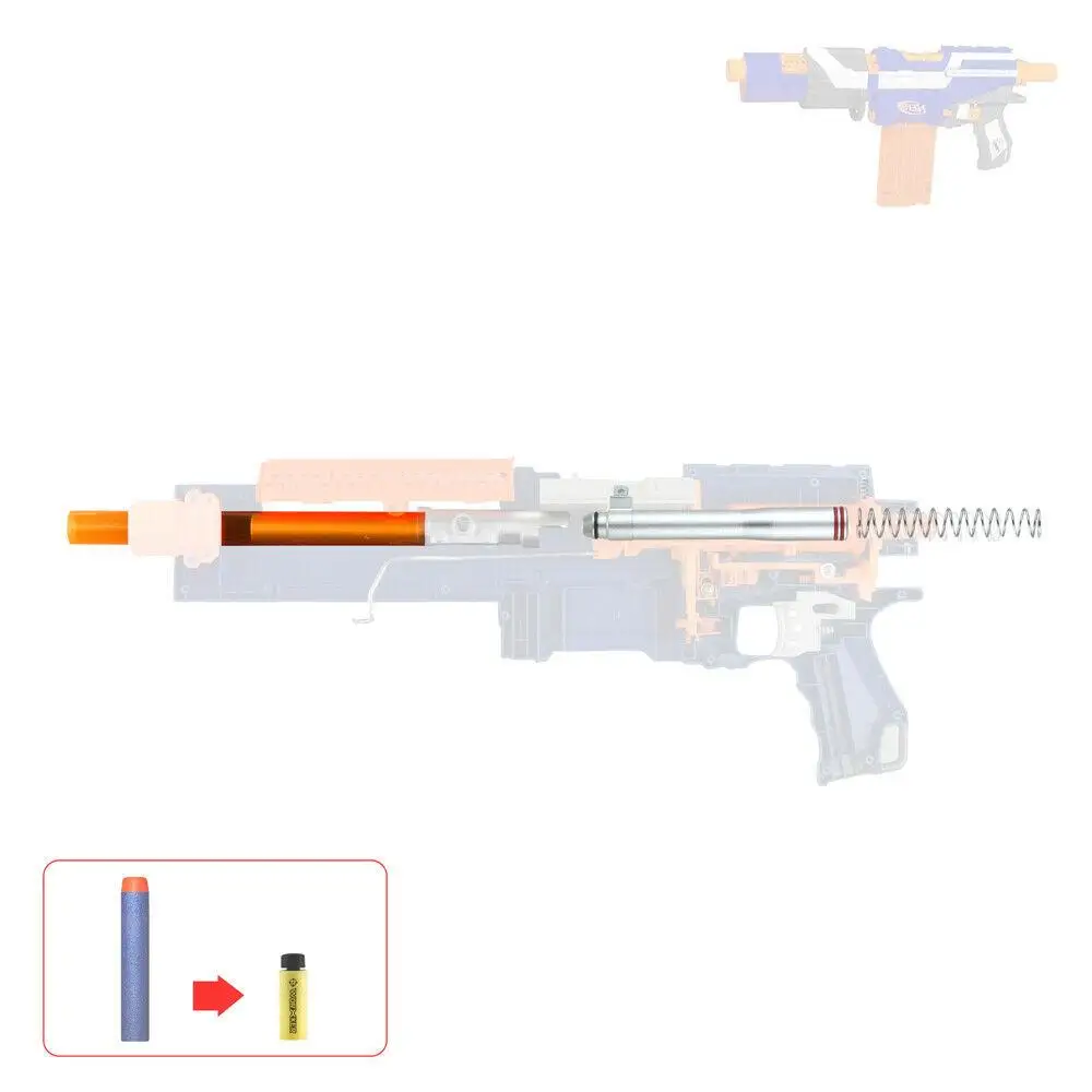 Рабочая модель Stefan короткая Дротика металлическая трубка для пиявок комплект Nerf