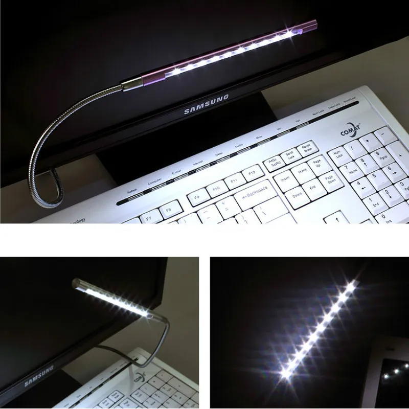 Светодиодсветильник лампа для ноутбука компьютера 10 светодиодный|usb led light lamp|usb