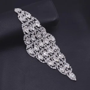 1 шт., изысканные стразы Cystal, пояс для одежды, пришитые патчи, сделай сам, для brida ldress, sash, для шитья, ремесло, серебряная основа, аппликации - Цвет: BT-3