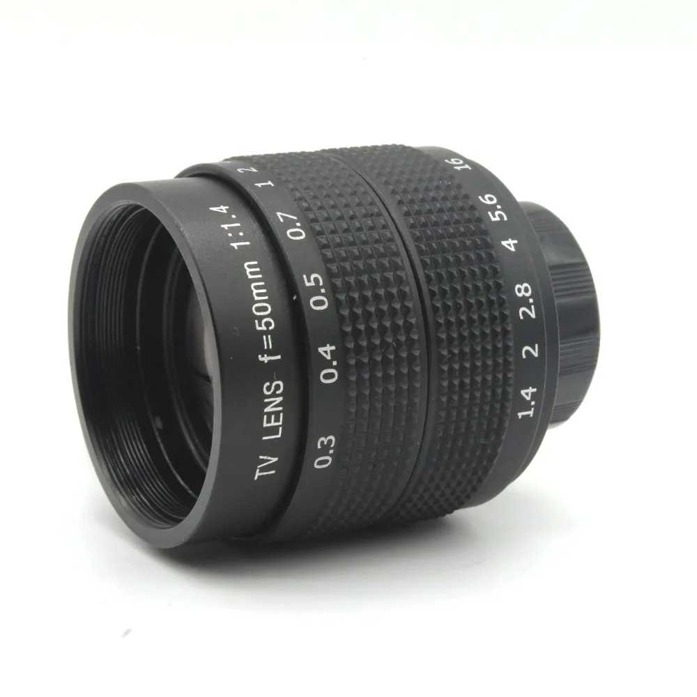 50 мм f1.4 C крепление камеры видеонаблюдения объектив для M4/3 EPM1 EPM2 EP5 EPL6 EPL7 E P3 PL3 EM5 EM1