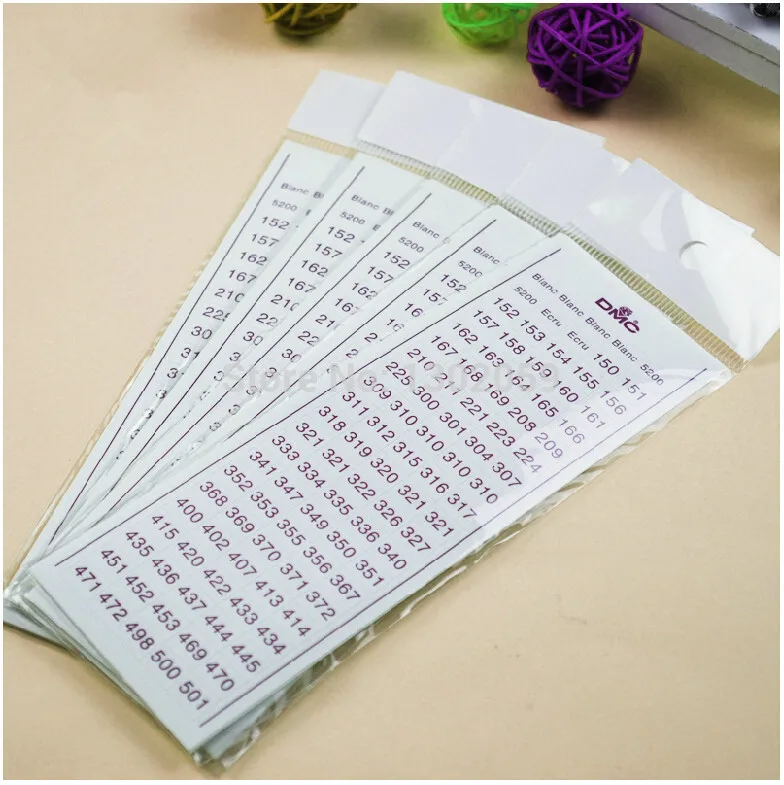 Нитки DMC наклейка с цифрами нитки для вышивки крестиком в наличии|thread charm|thread