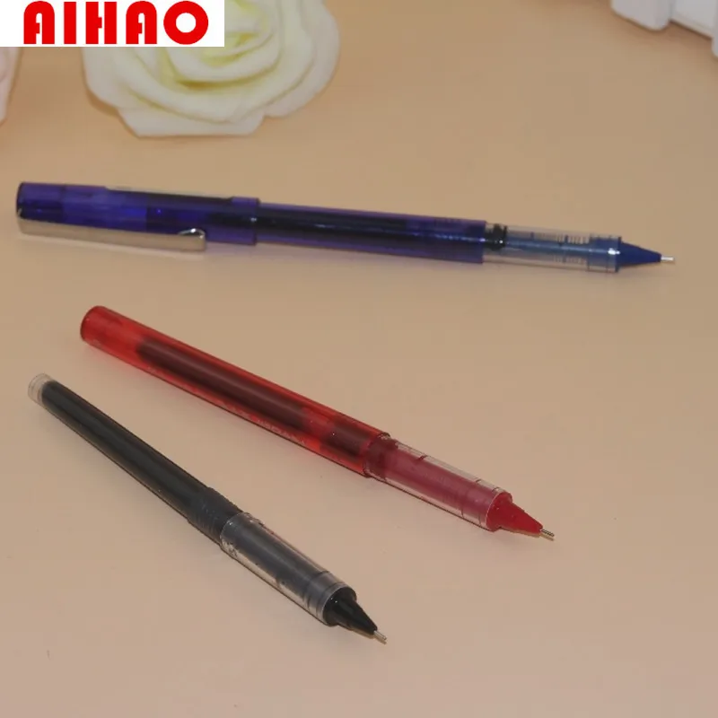 AIHAO Фирменная гелевая ручка с 0 5 точками гладкое письмо 12 шт. шариковая школьный