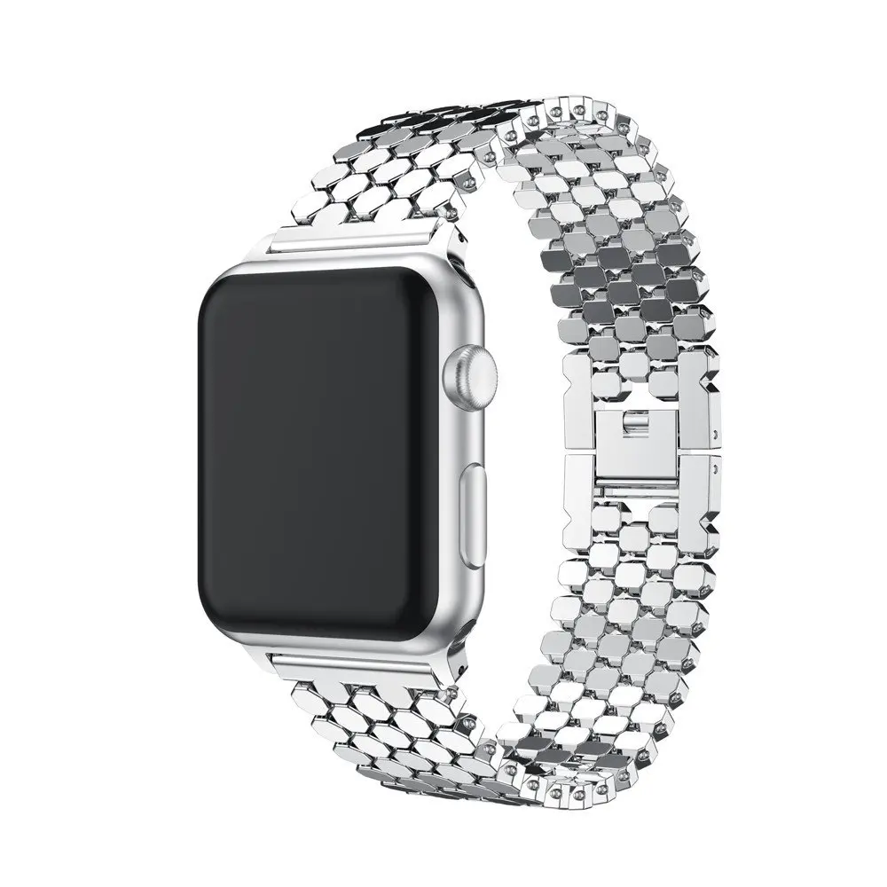 Металлический браслет для Apple Watch 38 мм 42 iWatch 4 5 6 SE 7 band 44 40 41 45 ремешок watch 3 2 1