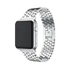 Металлический браслет для Apple Watch 38 мм 42 мм iWatch 4 5 6 SE 7 band 44 мм 40 мм 41 мм 45 мм, ремешок для Apple watch 3 2 1, аксессуары