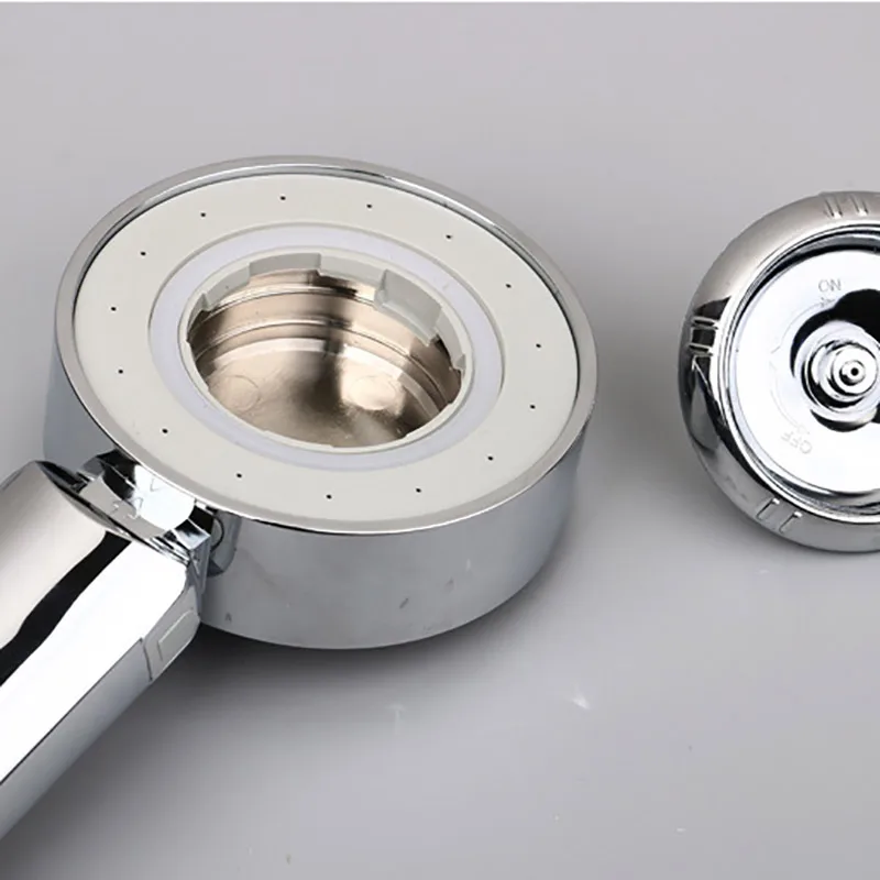 3-ступенчатая Волшебная спа ручная душевая головка для ванной комнаты