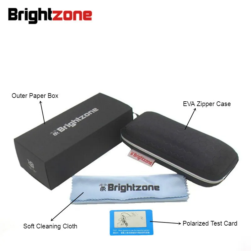 Polarized Suns case Brightzone, дизайн, сумка для очков, коробка для очков, солнцезащитные очки, Жесткий Чехол, Oculos Brillenetui Brillen, аксессуары - Цвет: Polarized Suns case