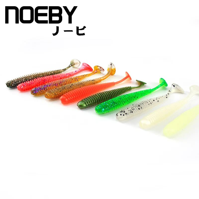 Мягкая приманка NOEBY combo Т образный хвост рыболовные приманки мягкий свимбейт в