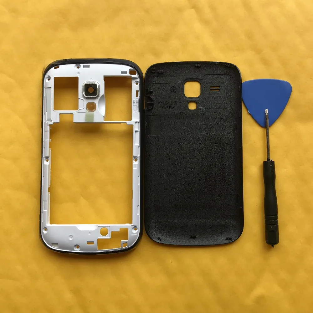 

Housing Middle Frame For Samsung Galaxy S7560 7560 Trend Plus S7580 7580 Original Phone Rear Battery Door Back Cover Case