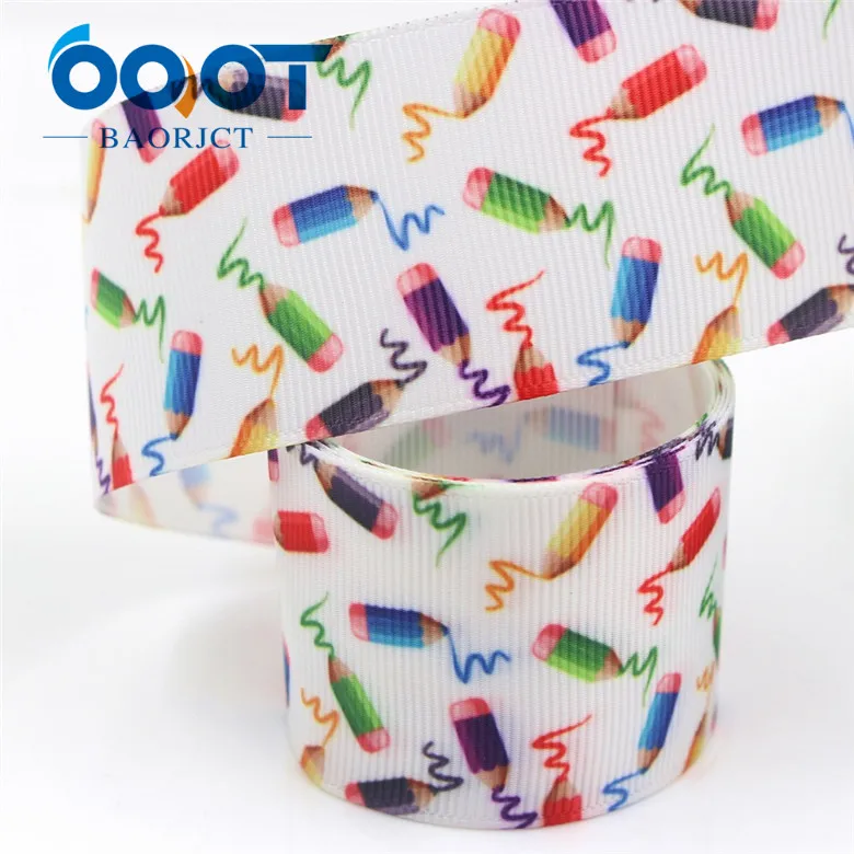 I-19423-1056 OOOT BAORJCT I-19423-1054, 1-1/", 10 ярдов мультфильм Термотрансферная печатная корсажная лента, Бант колпачок DIY аксессуары украшения - Цвет: I-19423-1056