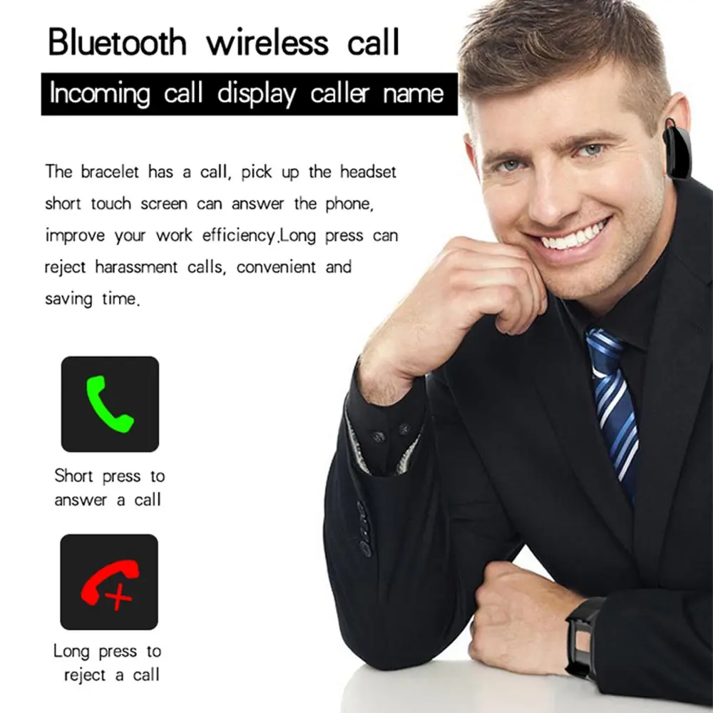 B31 Смарт часы с bluetooth гарнитурой смарт пультом управления и шагомером