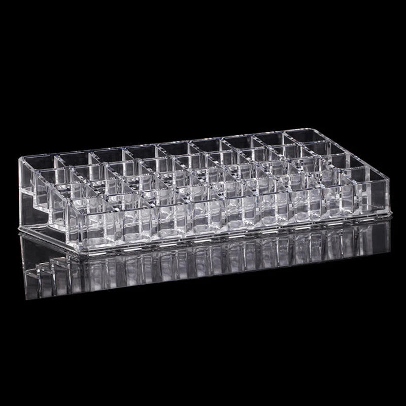 

New Fashion 36 Grids Acrylic Lipstick Holder Cosmetic Storage Box Makeup Organizer Sundries Display Box