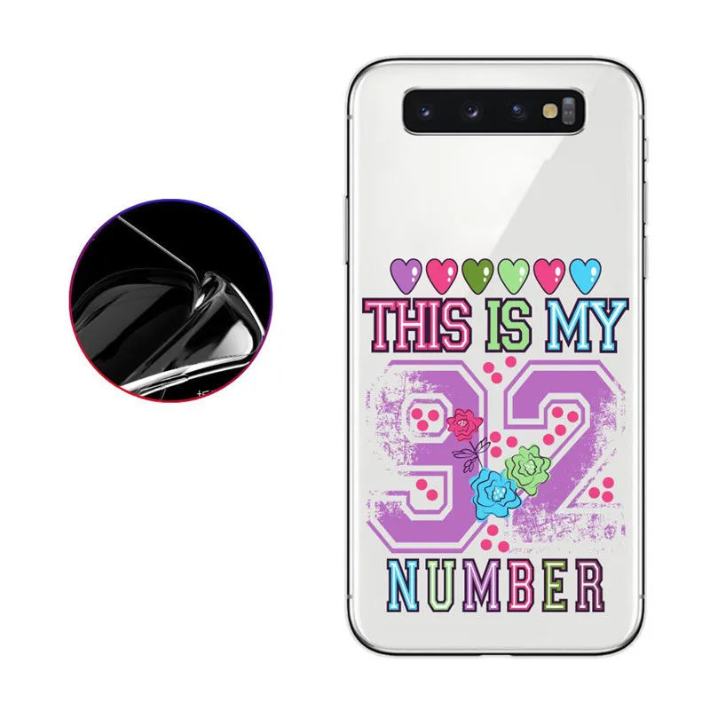 Чехол для Samsung Galaxy S10plus мобильный телефон прозрачная задняя крышка чехол с