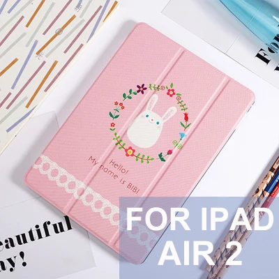 C2 for iPad Air 2 Чехол для планшета с милым кроликом из мультфильма для Mini 5, новинка, iPad 9,7, Air 1, 2, чехол с подставкой, анти-капля, для iPad 2, Mini, 1, 2, 3, 4, чехол - Цвет: C2 for iPad Air 2
