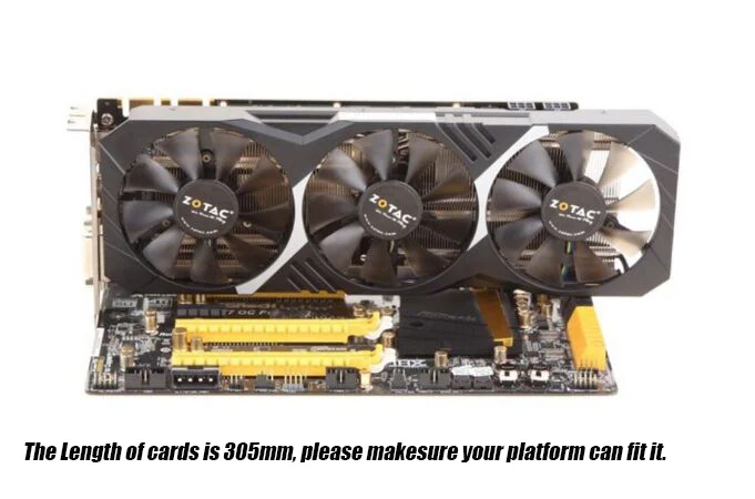 Видеокарта ZOTAC GeForce GTX 970 4 Гб 256Bit GDDR5, видеокарты для nVIDIA GM204, оригинальная GTX970 1050 1050ti ti 4GD5 Hdmi Dvi