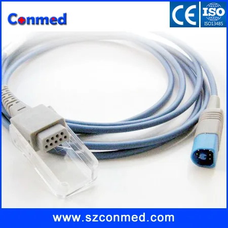 Кабель удлинитель совместимый с Philips MP20/30/40 VM4 8 Pin на DB9Pin Female Spo2| |