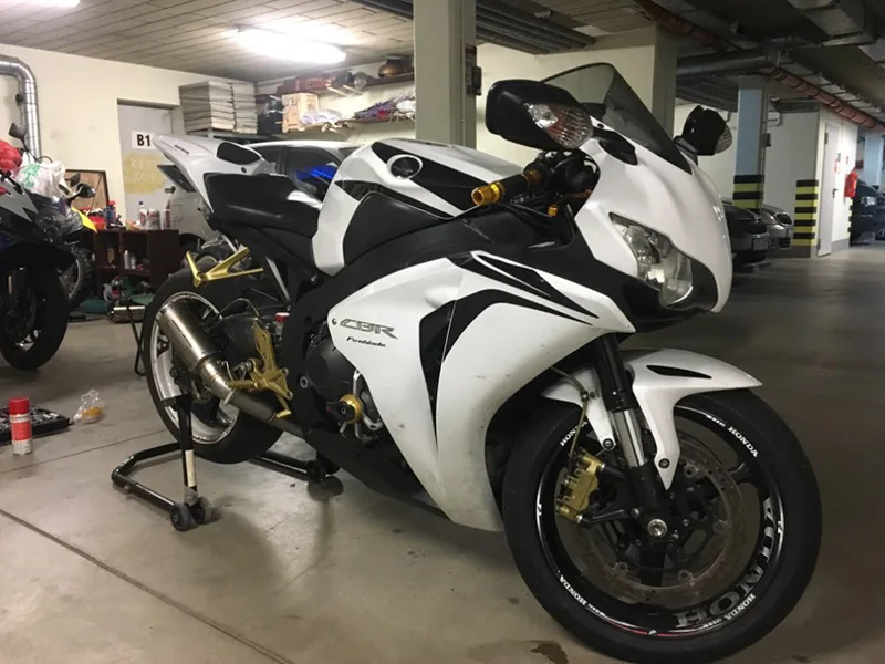 CBR1000RR выхлопная система для мотоцикла, выхлопная труба глушителя, Соединительная труба для Honda CBR1000RR 2008-2011 2013