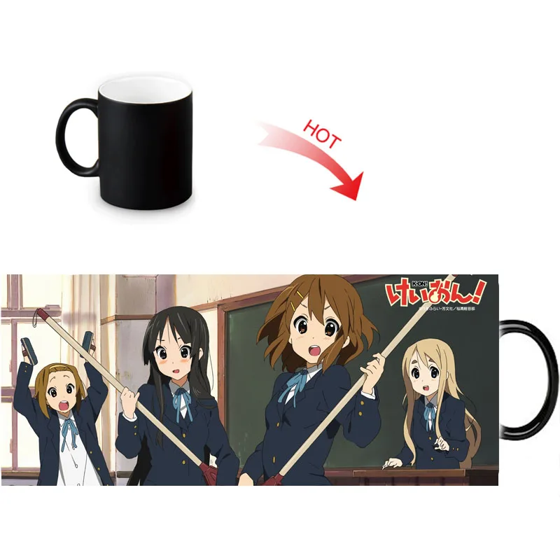 Забавная дорожная кружка K-on Girl чашка для кофе молока чая 12 унций новые кружки