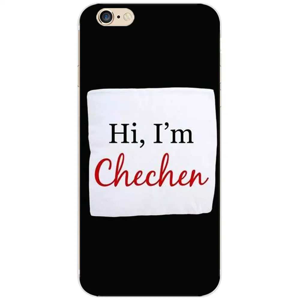 Чехлы из ТПУ для iPhone 6 7 8 S XR X Plus 11 Pro Max I Am From Chechen Wolf National Flag античная тема|Бамперы| |