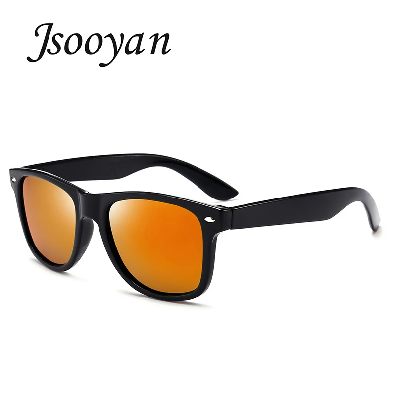 Jsooyan прямоугольные поляризованные солнцезащитные очки для мужчин модные ночного