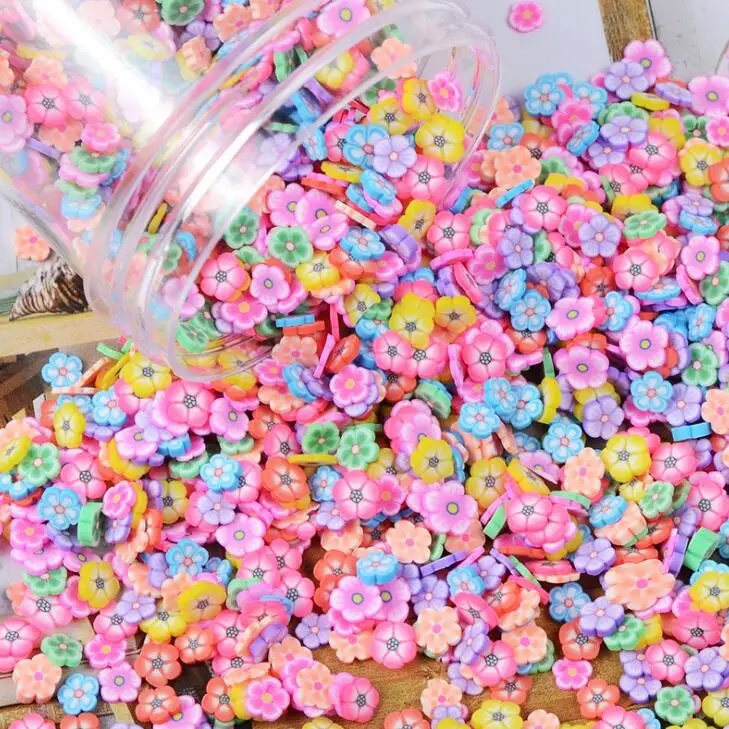 Фруктовые ломтики 3D полимерной глины Необычные ногти в стиле деко Полимерная