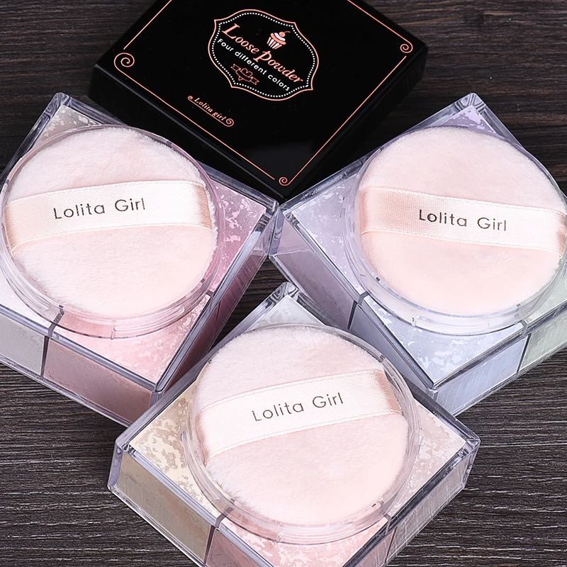 Прозрачная пудра для лица 4 цвета|translucent powder|finishing powderloose powder |