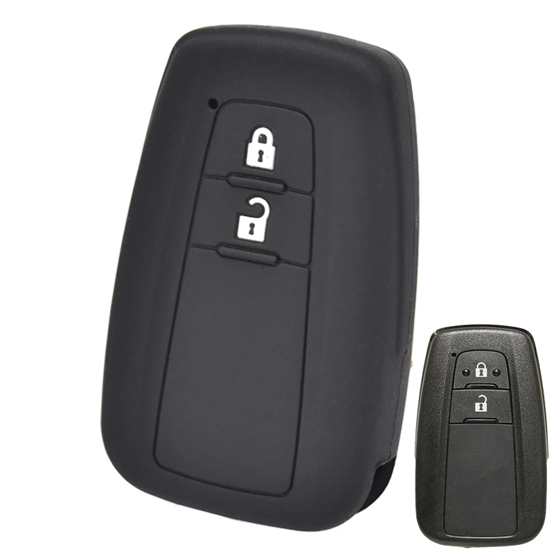 Для Toyota C HR Prius 2016 2017 2018 силиконовый чехол для ключей от машины Fob автомобильный