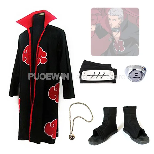 Аниме Хидан косплей костюм на Хэллоуин|cosplay costume|hidan cosplaynaruto akatsuki |