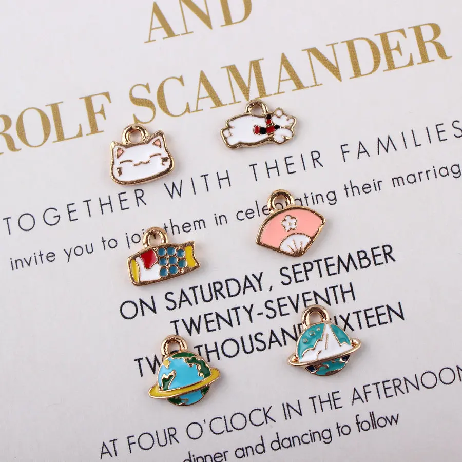 5 шт./лот высококачественные подвески из сплава для кошек карпа вентилятора