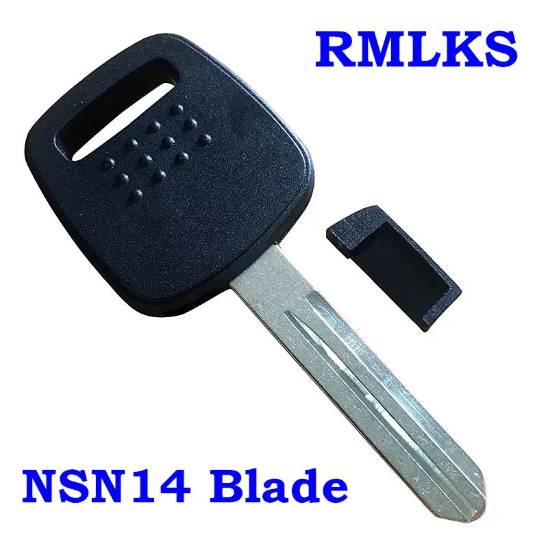 NSN14 Blade Пустой ключ Замена транспондера ключ оболочки для Nissan Teana Versa Livina Sylphy Tiida Sunny March X-trail NSN11 NSN14 лезвие - Цвет: NSN14 Blade