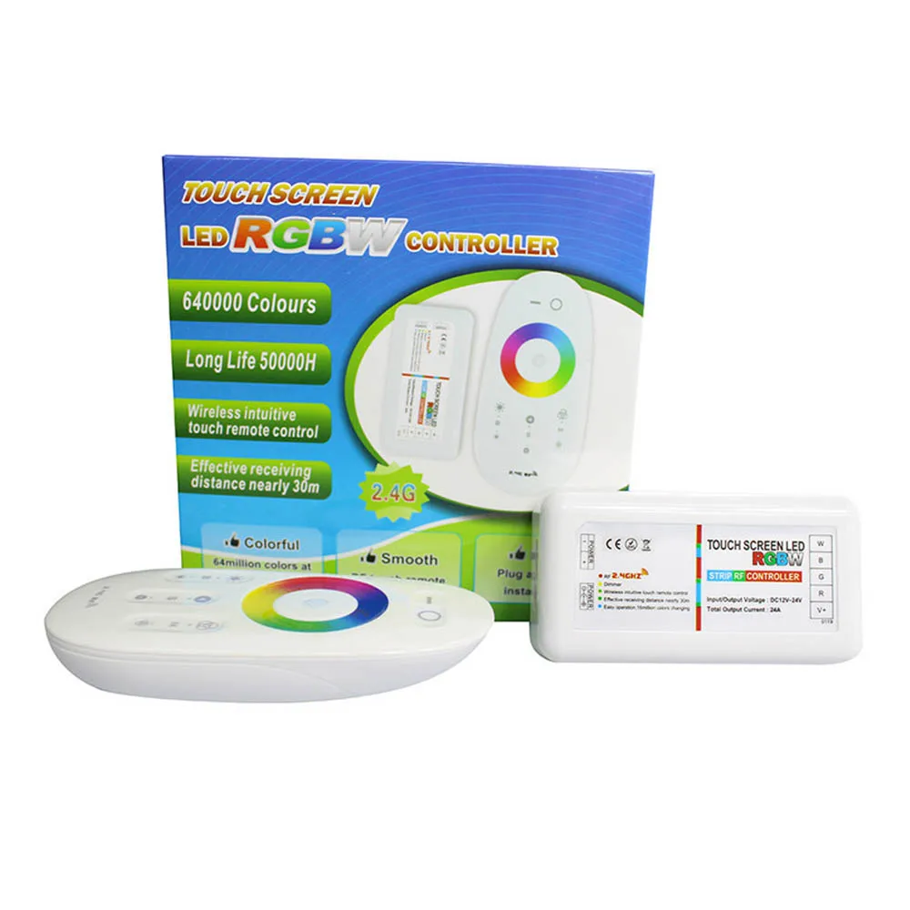 LED лампочка 5050 DC12V RGBW Светодиодные ленты 5 м 300LED светильник с 3A Мощность и 2 4G RF