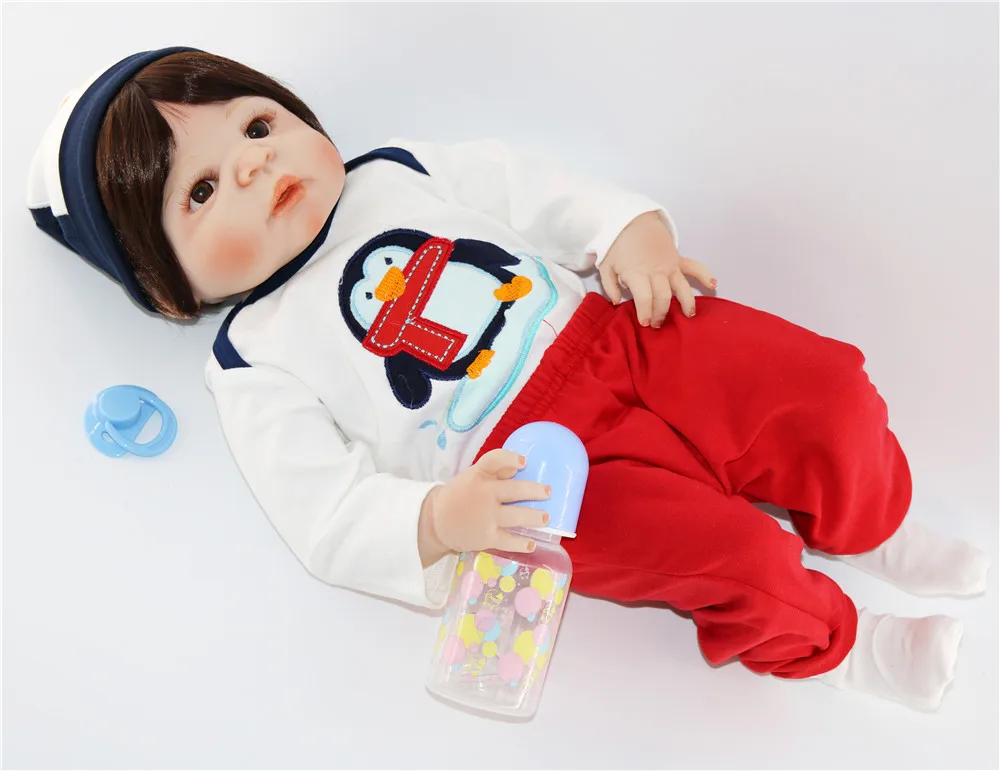 Bebe Reborn Menina силиконовая кукла для новорожденных одежда мальчиков 0 3 месяцев