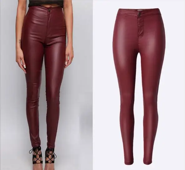 2019 женские облегающие узкие брюки карандаш с высокой талией эластичные из