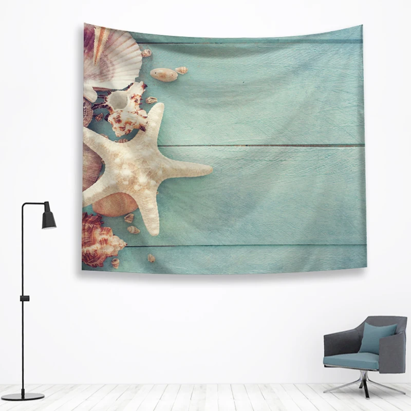 tapestry 8 Гобелен раковина Бохо хиппи стены психоделический гобелен Tapiz pared Tela Wandkleed Tapisserie фермерский дом Декор Tenture Tapiz Плайя - Цвет: tapestry 8