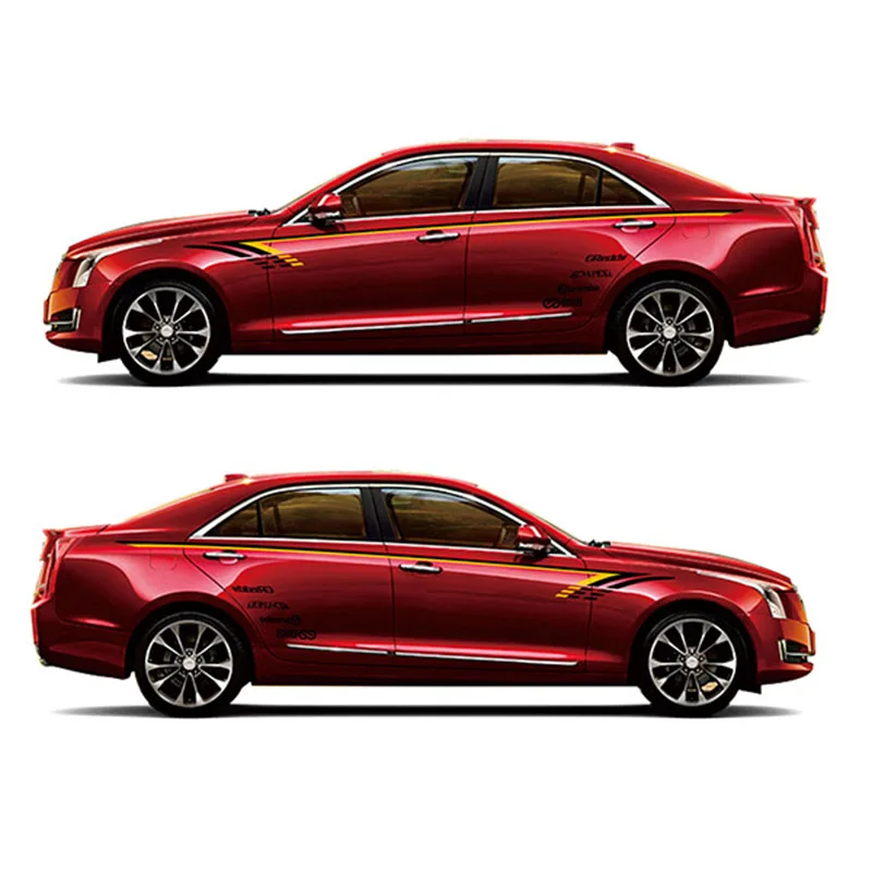 TAIYAO Тюнинг автомобилей спортивный автомобиль наклейки для Cadillac ATS V