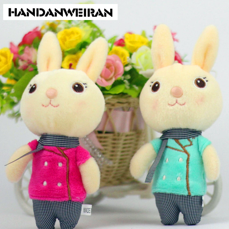 1 шт. кавайный плюшевый кролик маленькие куклы мягкие игрушки зайчики букет