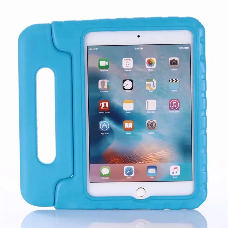 Детский чехол с 3d-ручкой и подставкой для Apple iPad Mini 5 2019 противоударный из пены EVA 4 7