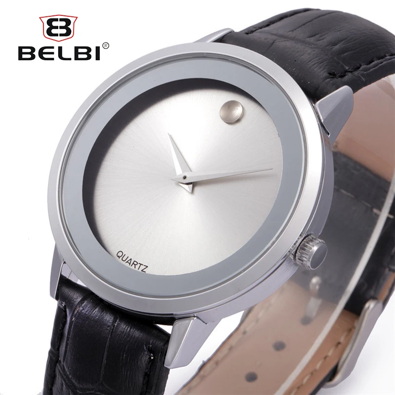 Простой belbi Для мужчин часы Relojes HOMBRE Бизнес Часы uartz Relogio masculino Наручные