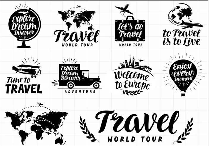 Travel 2 Чистый штамп для скрапбукинга Прозрачная силиконовая резина DIY Фотоальбом