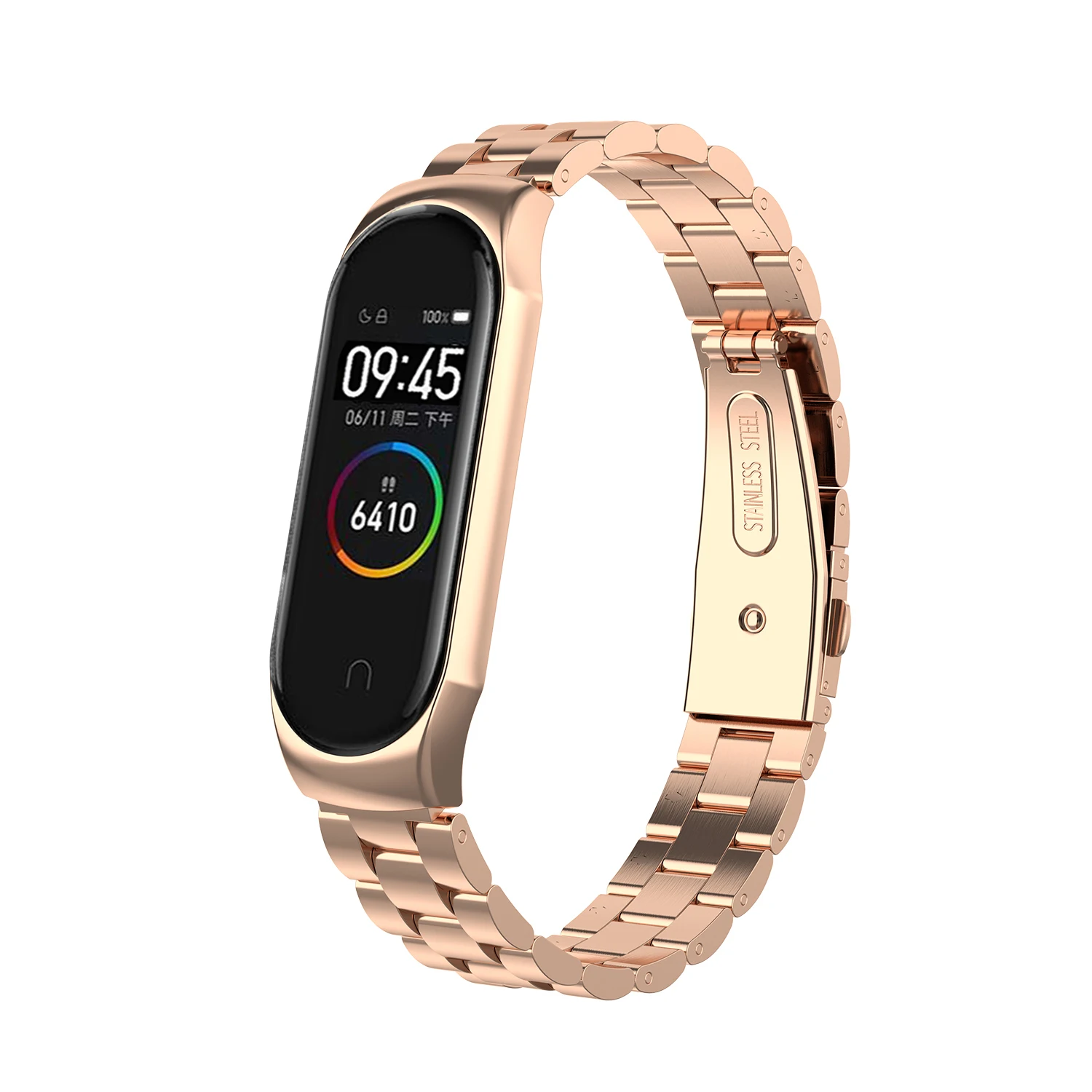6 цветов из нержавеющей стали mi Band 4 ремешок для Xiaomi mi Band 3 ремешок совместимый браслет mi band 3 браслеты Pulseira mi band3